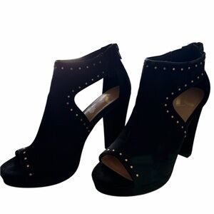 Elegant Black Studded Women's Heels by Report